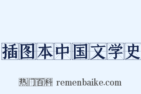 插图本中国文学史是什么意思的图片